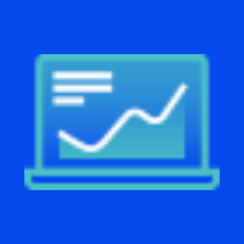 laptop analytics logo